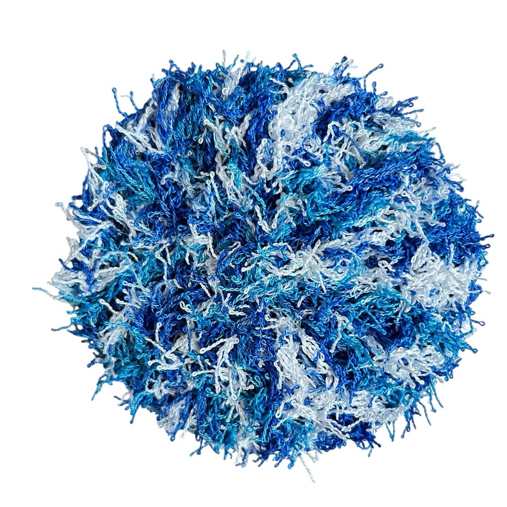 Hand Crafted Spa Exfoliating Four All Purpose Scrubbing Pads Crochet Polyester - Picture 10 of 11